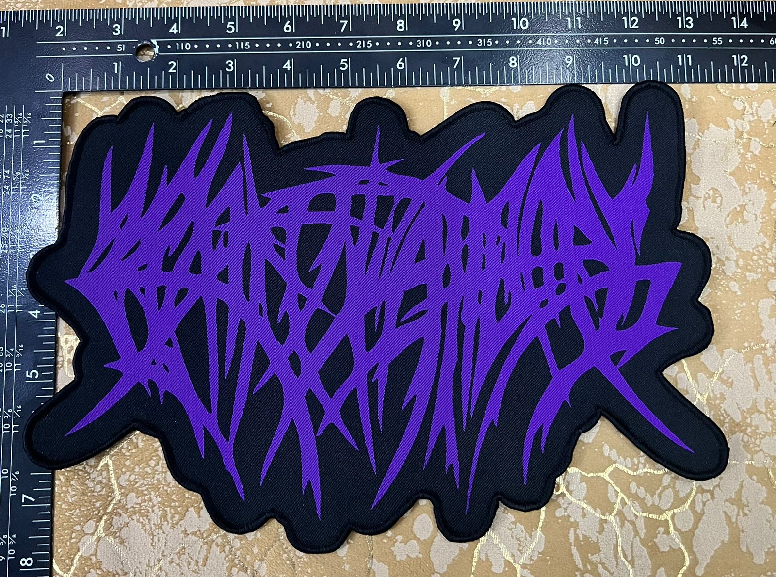 CREPITATION - Logo - Oversized  Woven Patch