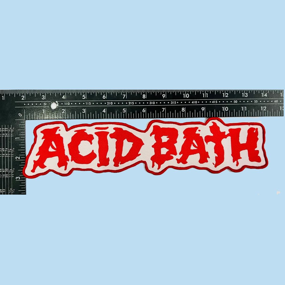 ACID BATH - Logo - Oversized Woven Patch