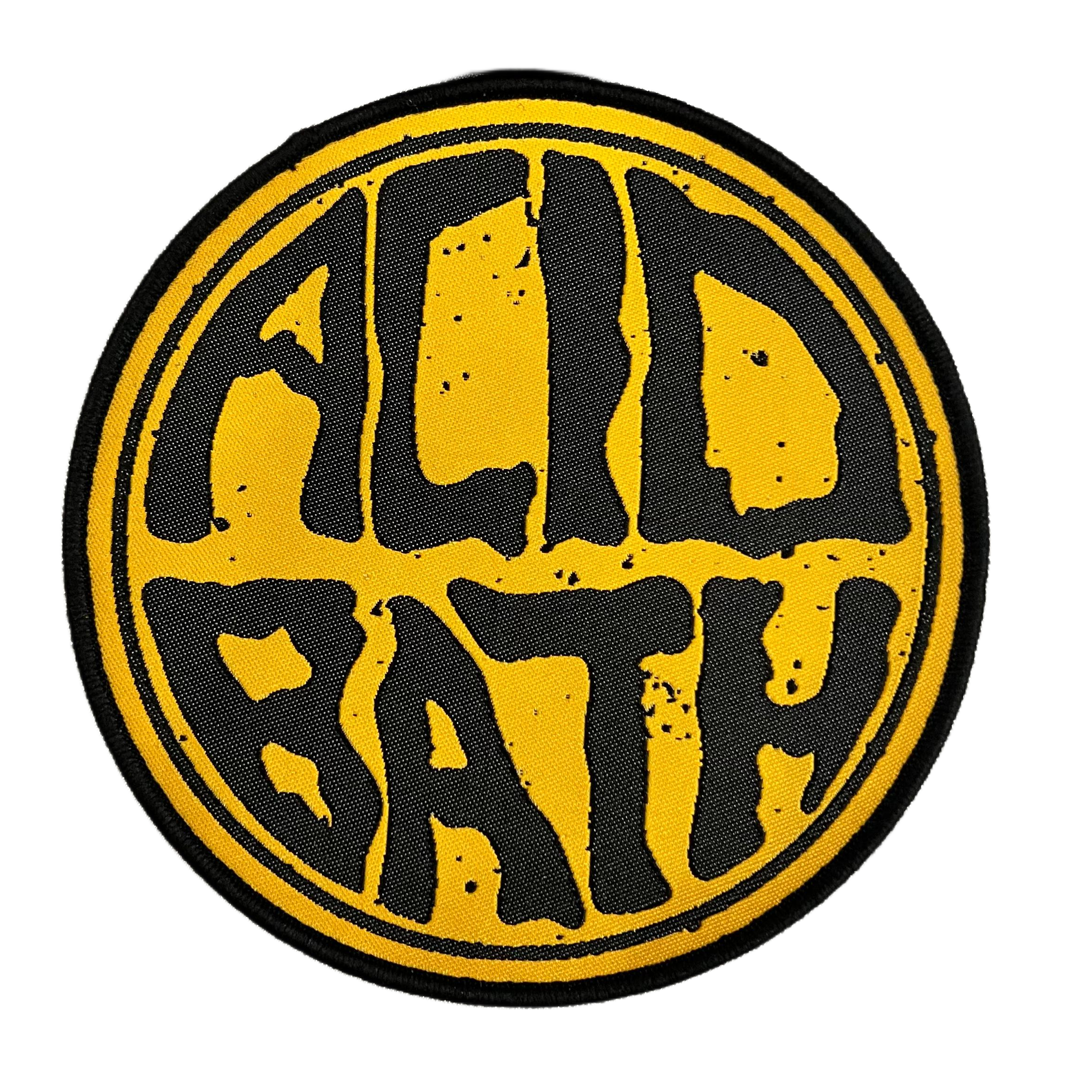 ACID BATH - (Yellow) Logo - Woven Patch