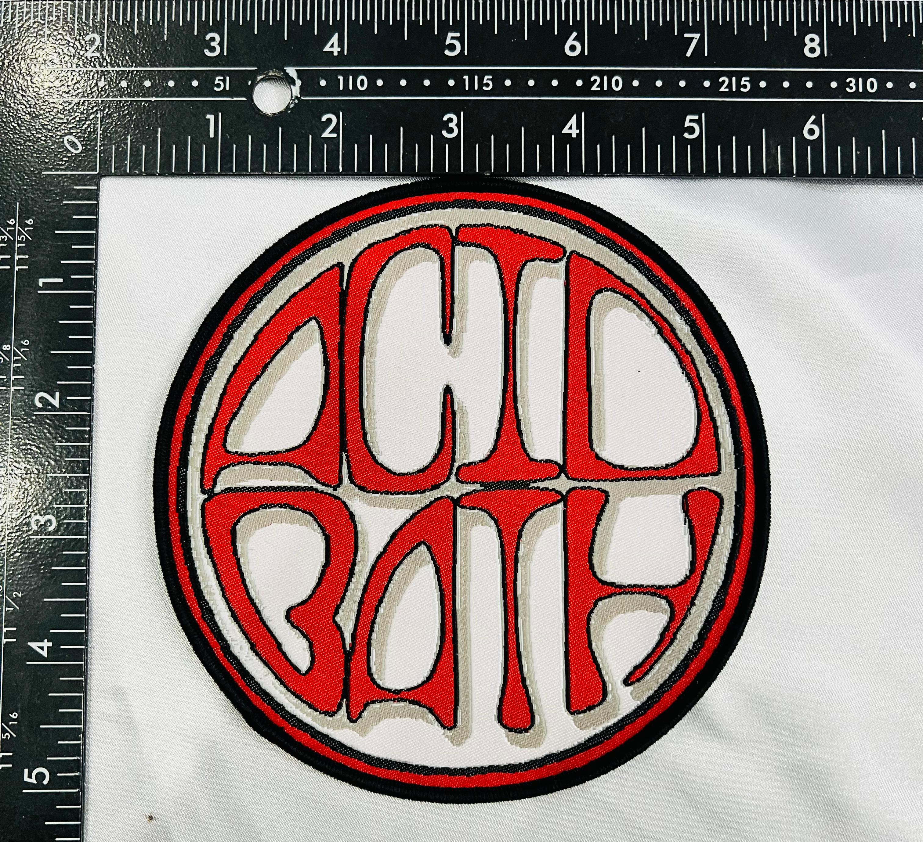 ACID BATH - (Red) Logo - Woven Patch