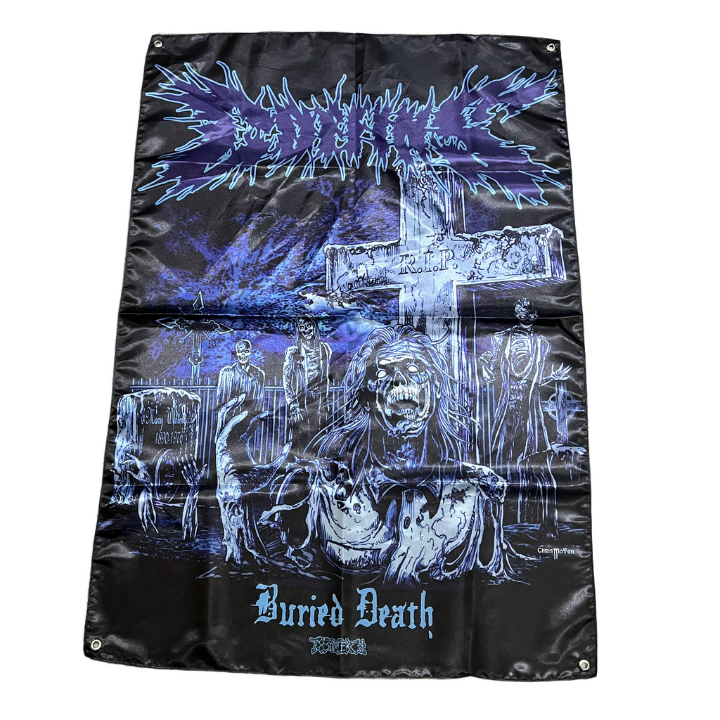 COFFINS - Buried Death - Wall Flag / Textile Poster