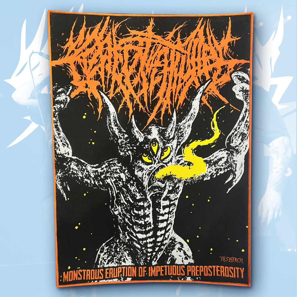 CREPITATION - Monstrous Eruption of Impetuous Preposterosity - Woven Backpatch