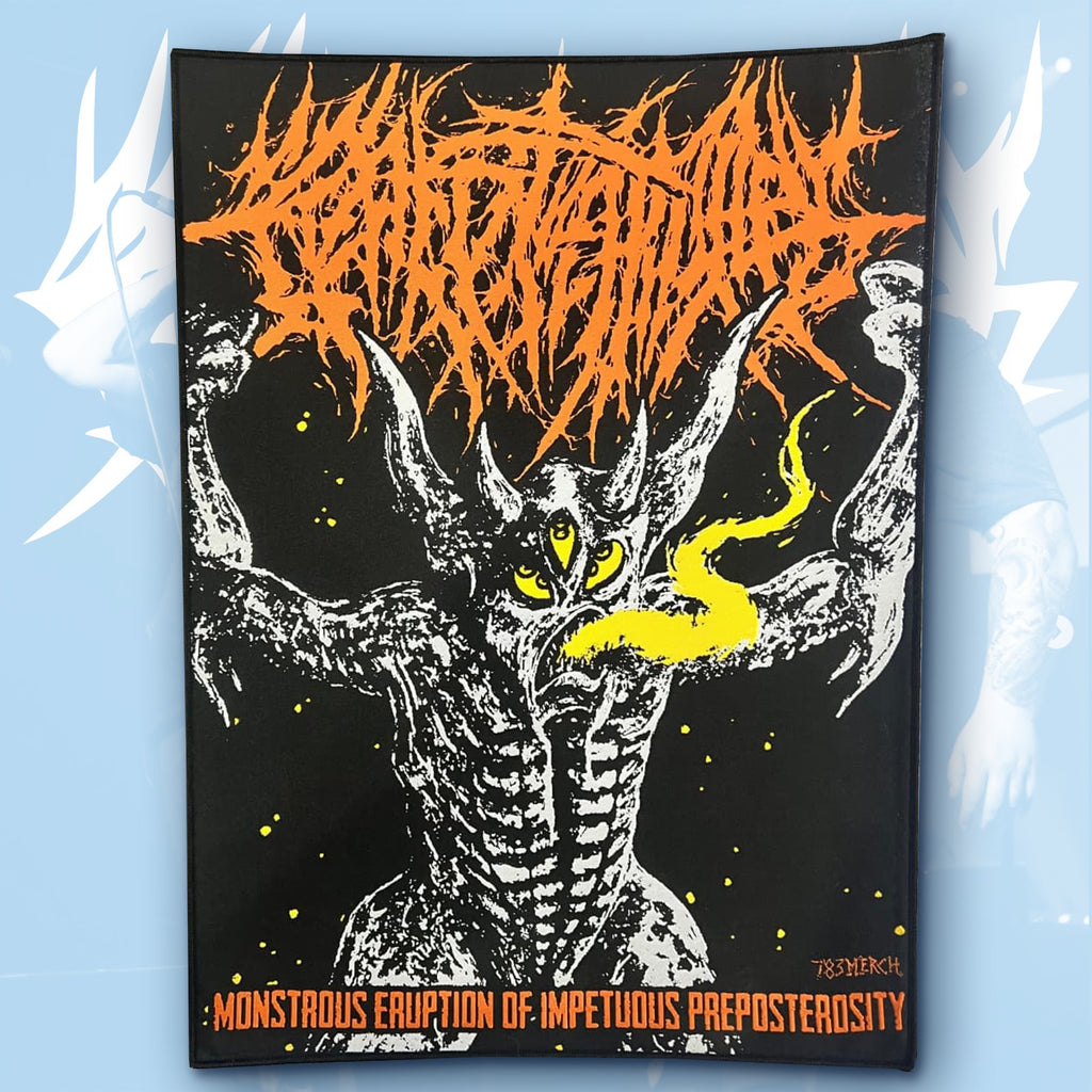 CREPITATION - Monstrous Eruption of Impetuous Preposterosity - Woven Backpatch