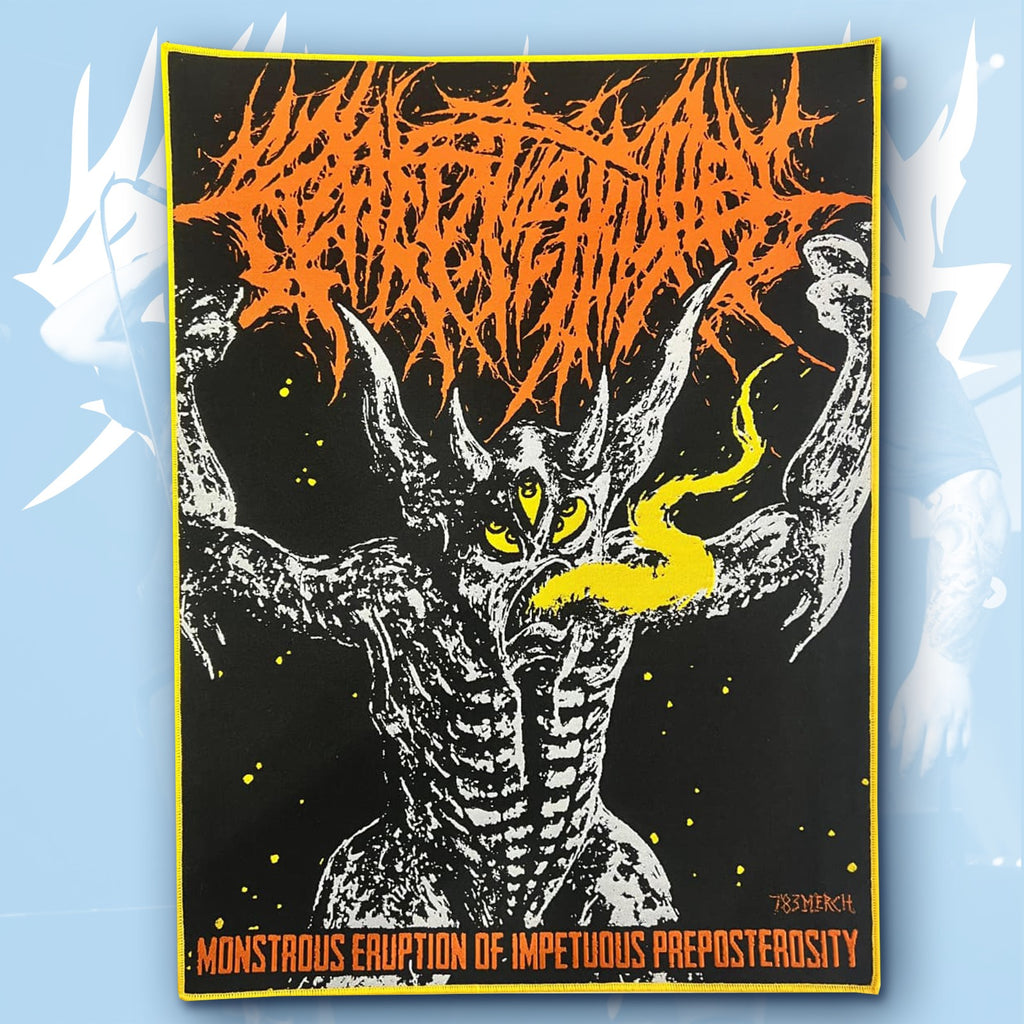 CREPITATION - Monstrous Eruption of Impetuous Preposterosity - Woven Backpatch