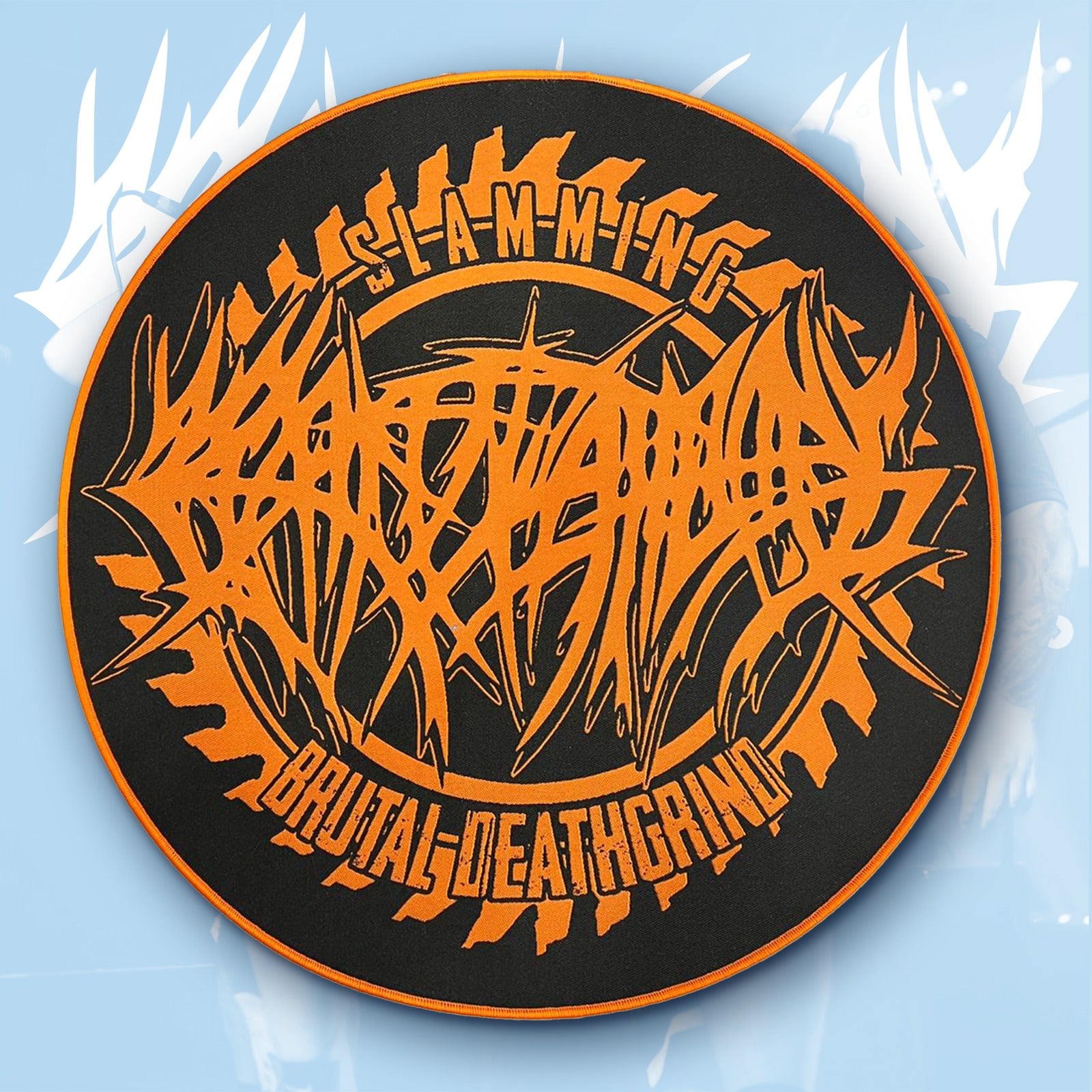 CREPITATION - Slamming Brutal Deathgrind - Circle Woven Patch Backpatch