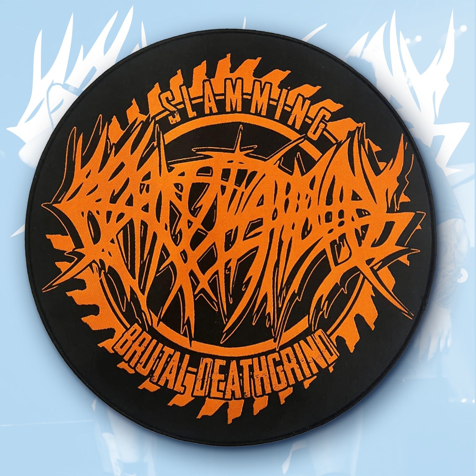 CREPITATION - Slamming Brutal Deathgrind - Circle Woven Patch Backpatch