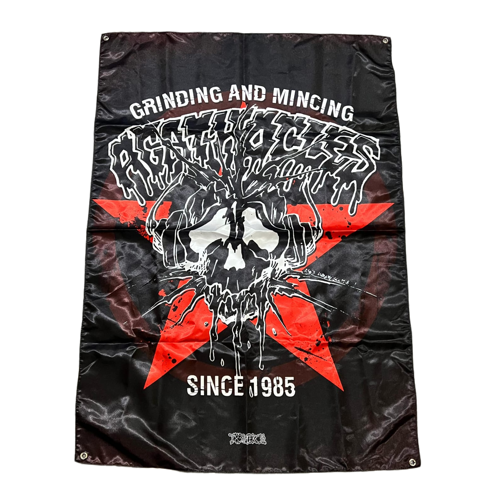 AGATHOCLES - Grinding n Mincing - Wall Flag / Textile Poster