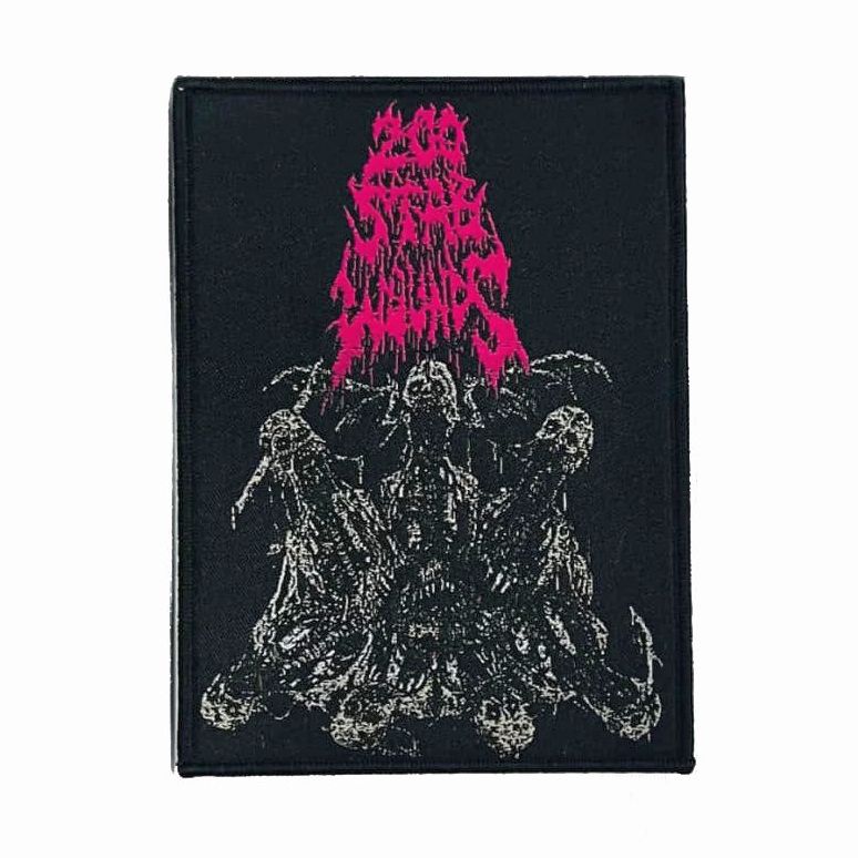 200 STAB WOUNDS - Wing Skulls - Woven Patch