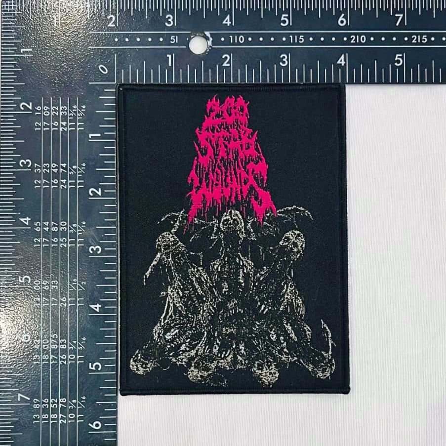 200 STAB WOUNDS - Wing Skulls - Woven Patch