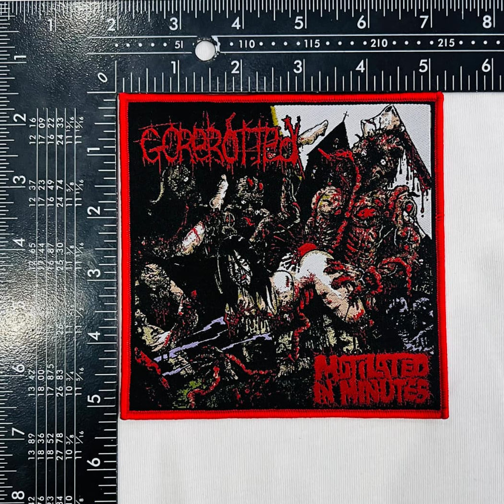 GOREROTTED - Mutilated in Minutes - Woven Patch