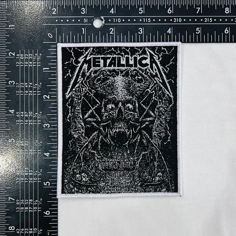 METALLICA - Damaged Justice Tour'89 - Woven Patch