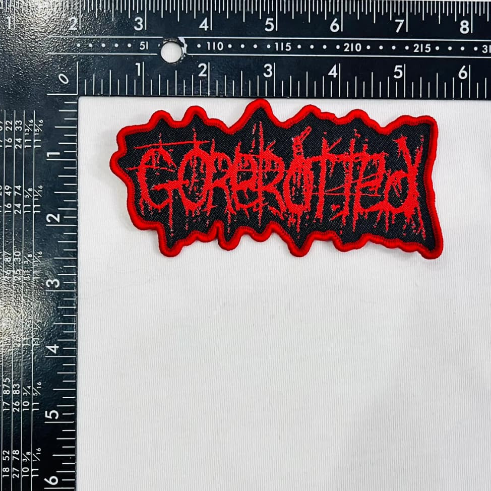 GOREROTTED - Logo Shaped Woven Patch