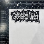 GOREROTTED - Logo Shaped Woven Patch