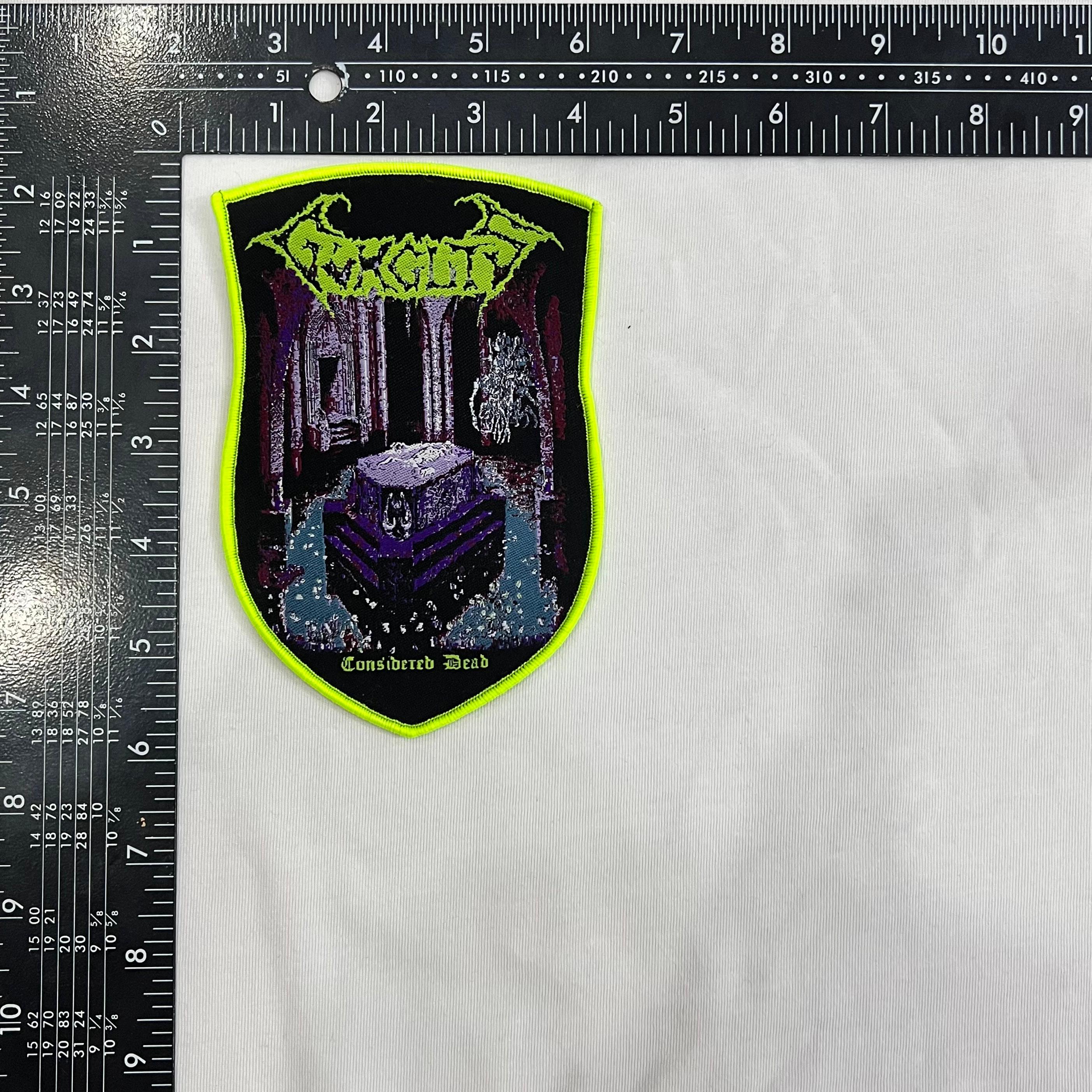 GORGUTS - Considered Dead - Woven Patch
