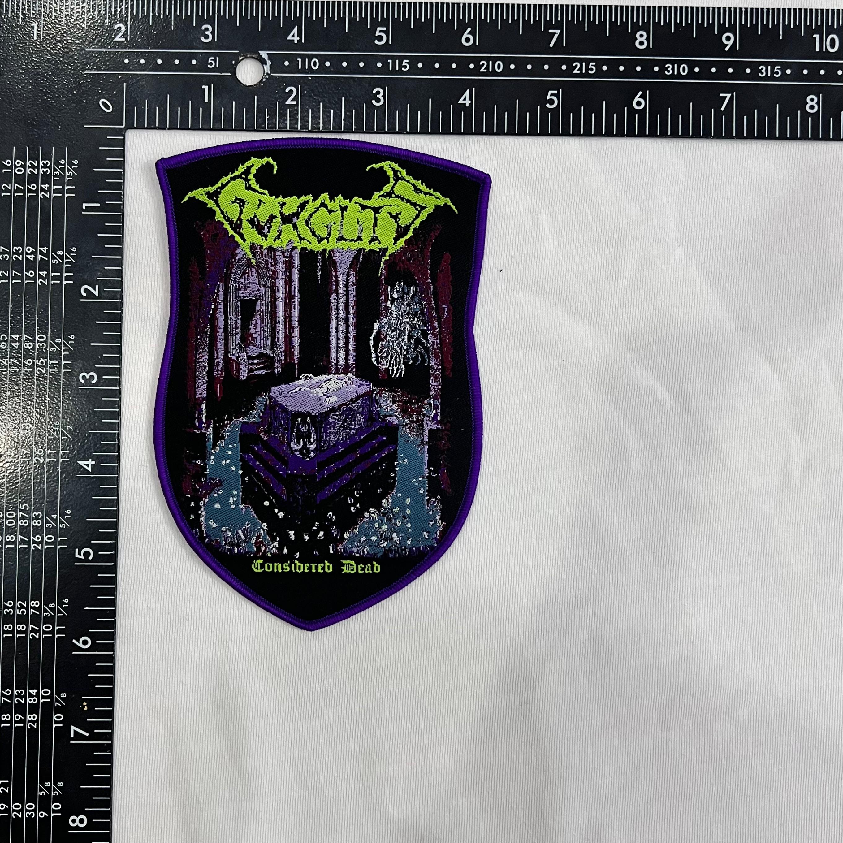 GORGUTS - Considered Dead - Woven Patch