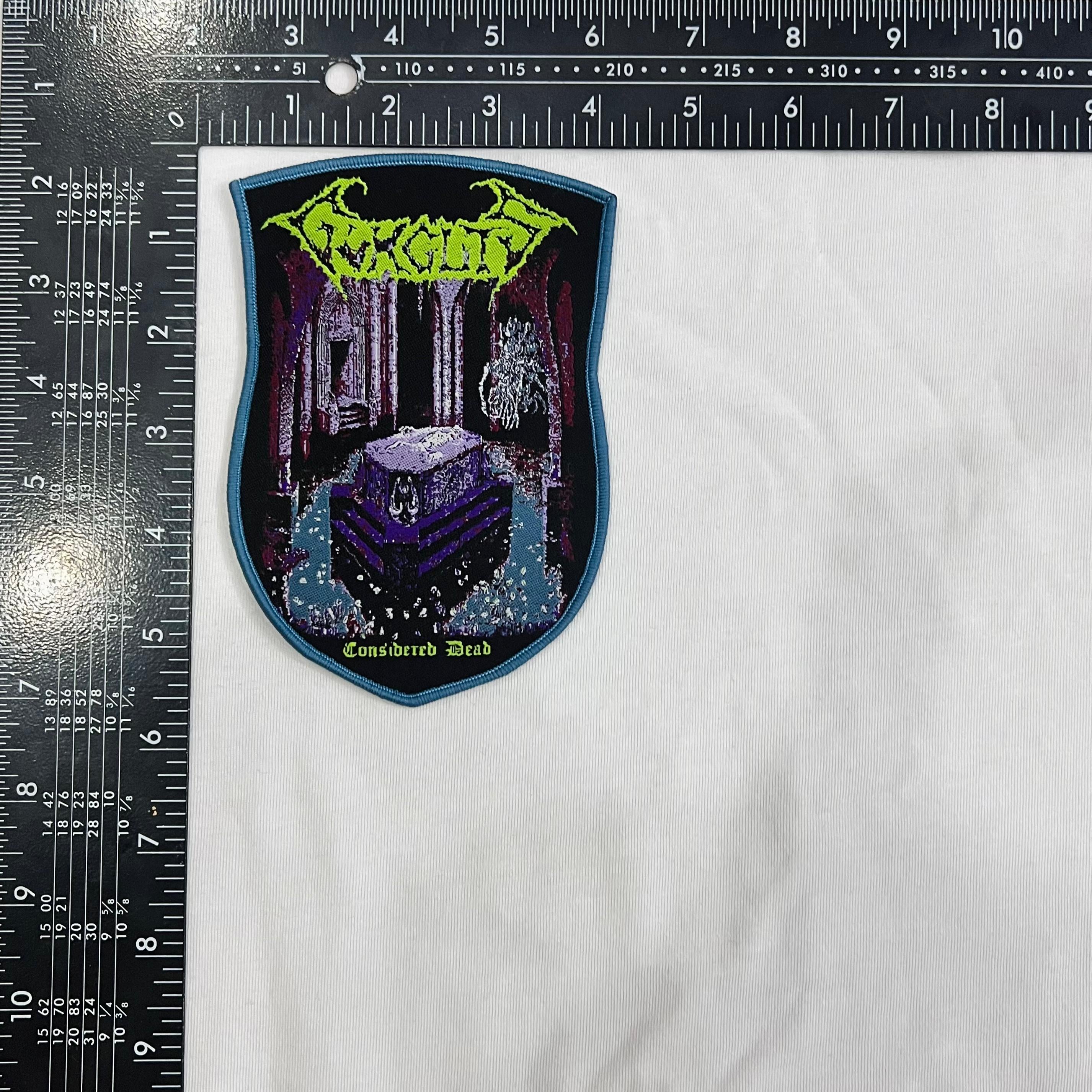 GORGUTS - Considered Dead - Woven Patch