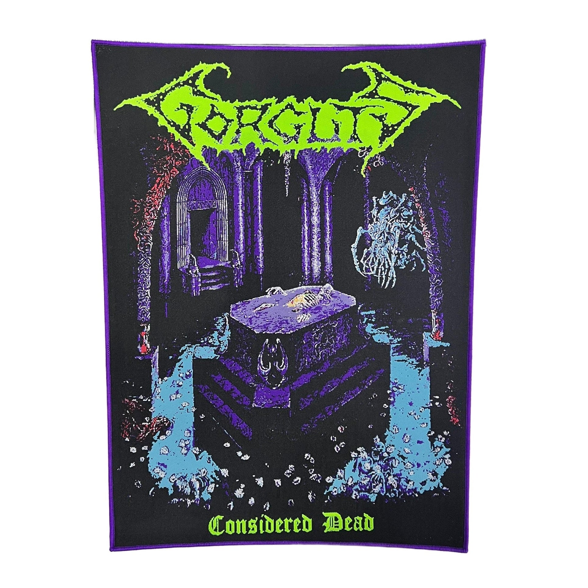 GORGUTS - Considered Dead  - Woven Backpatch