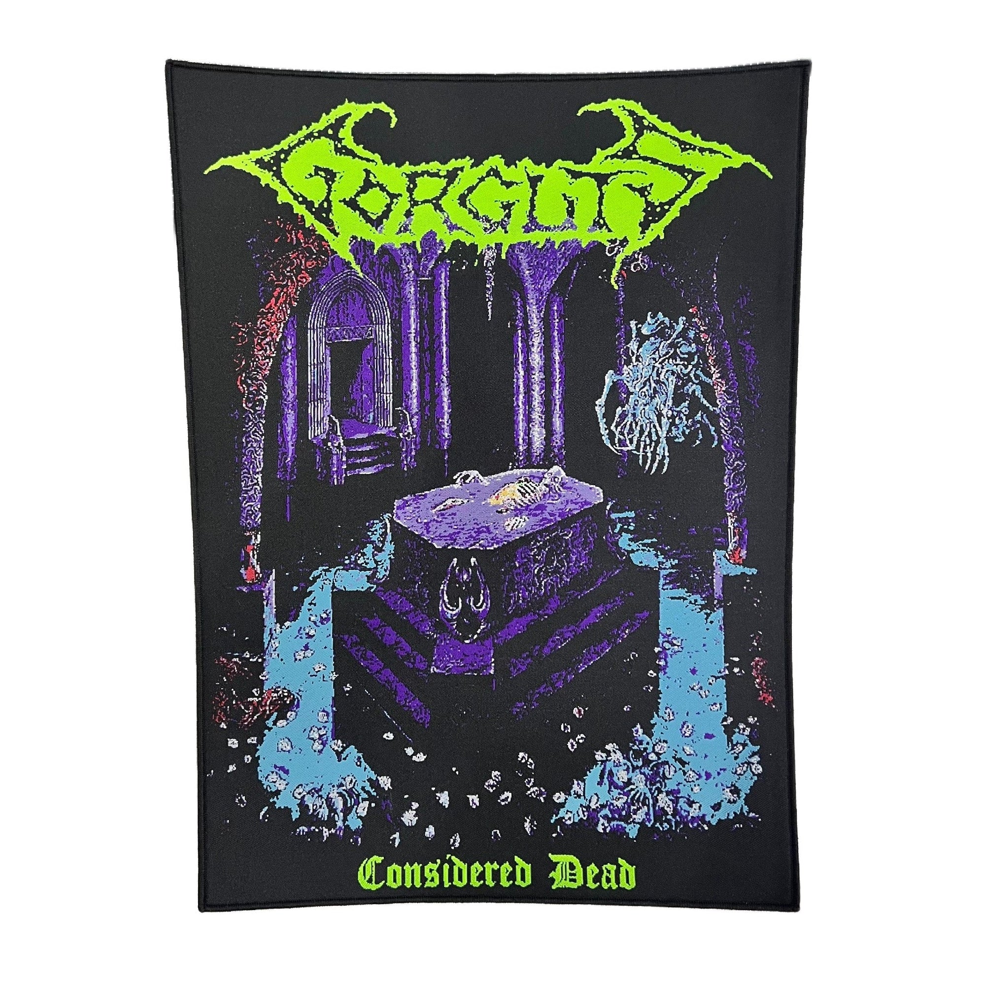 GORGUTS - Considered Dead  - Woven Backpatch