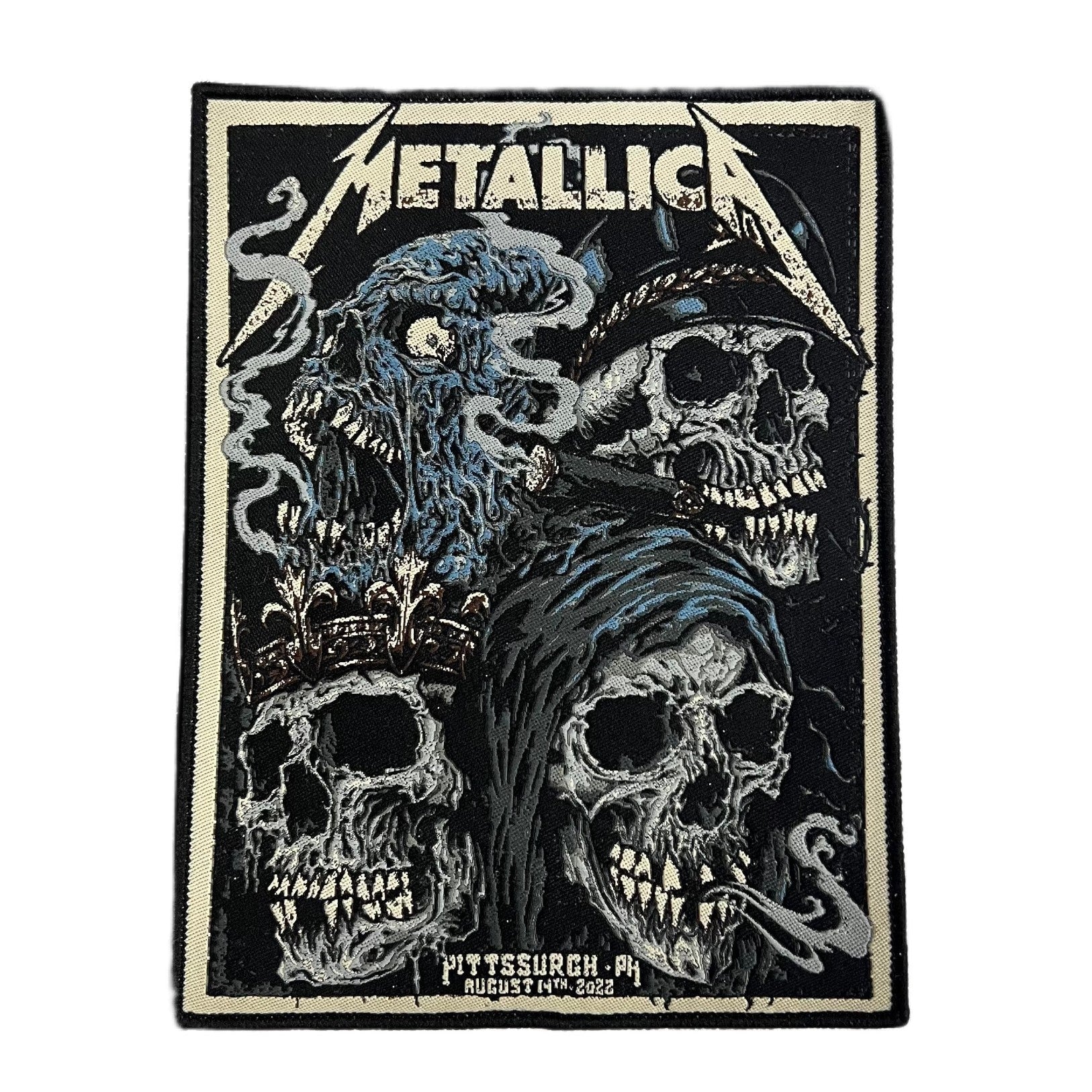 METALLICA - Pittsburgh August 14 2022 - Woven Patch