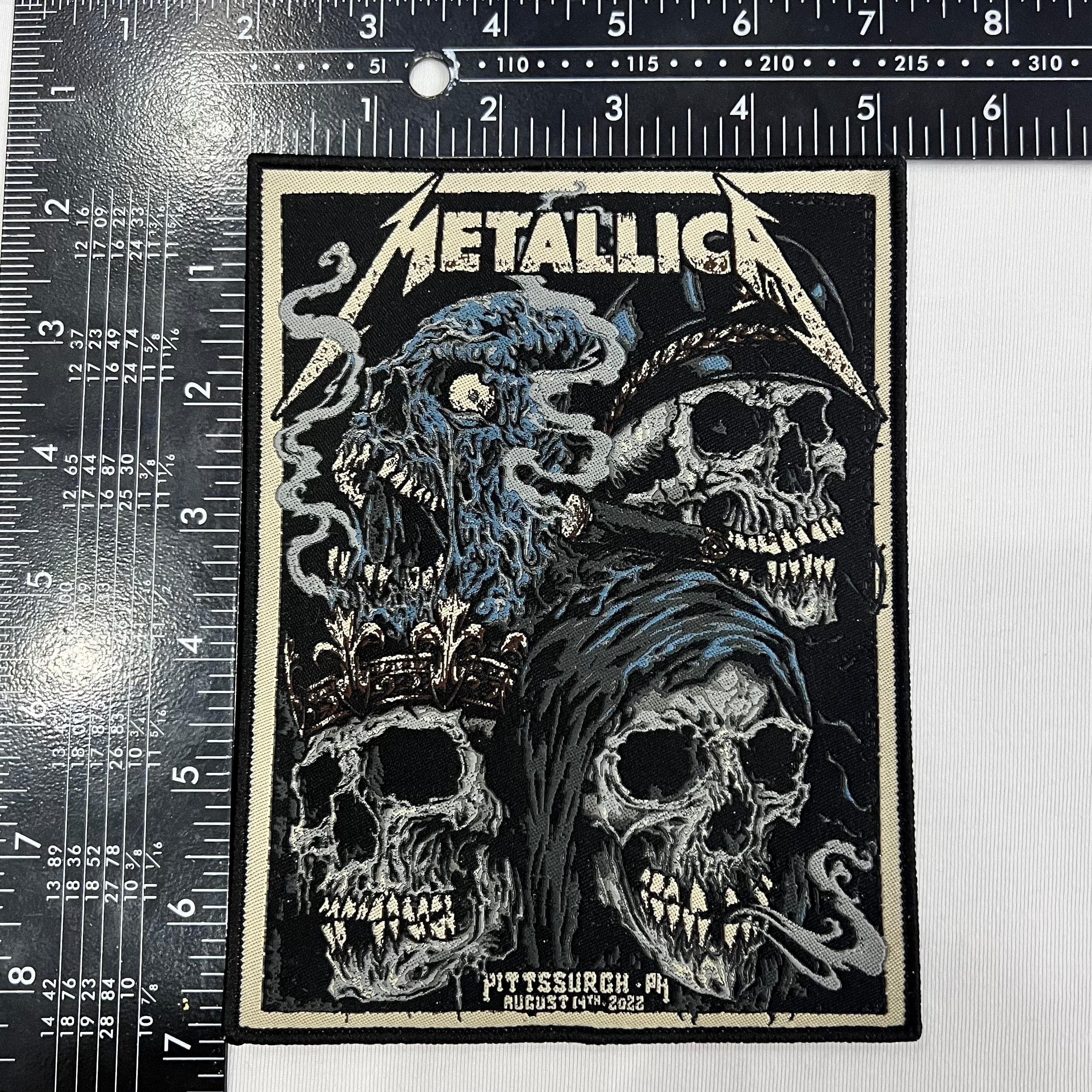 METALLICA - Pittsburgh August 14 2022 - Woven Patch