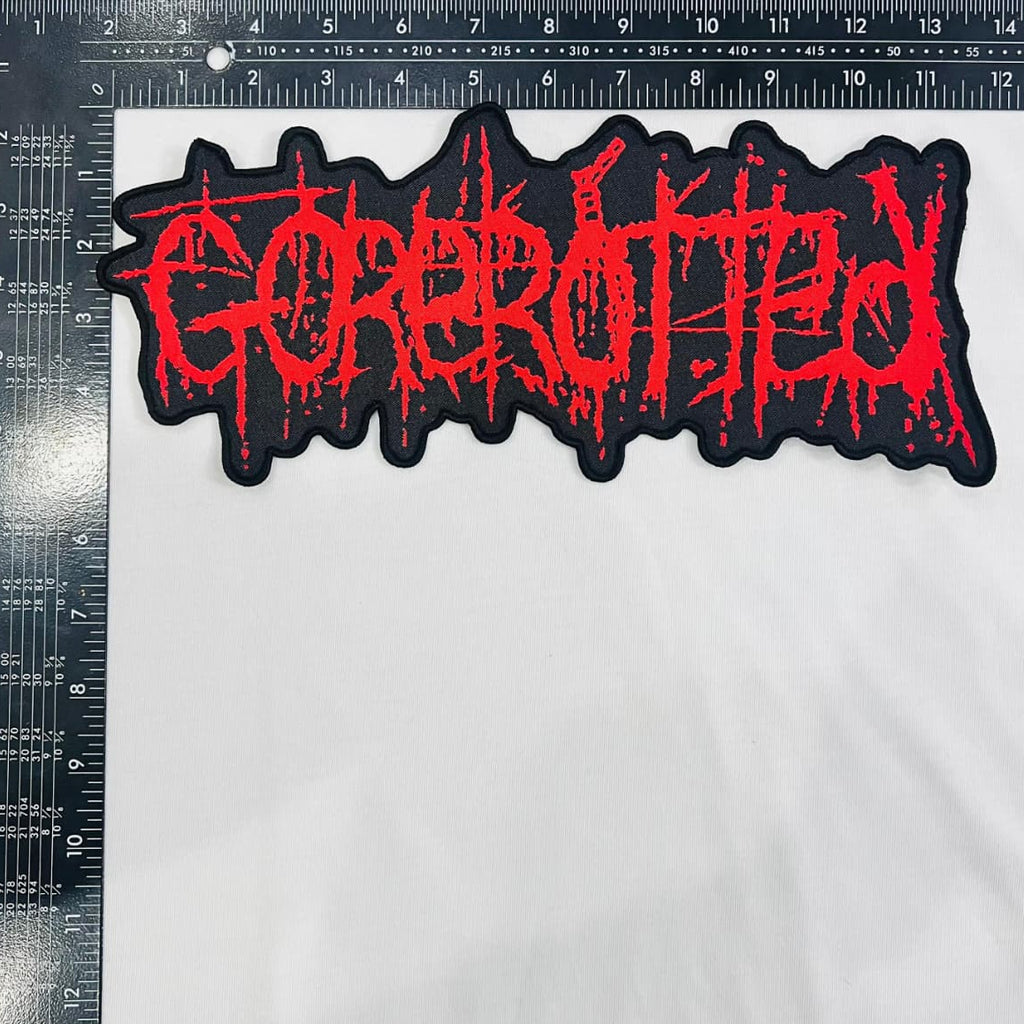 GOREROTTED  - Logo - Oversized Woven Patch