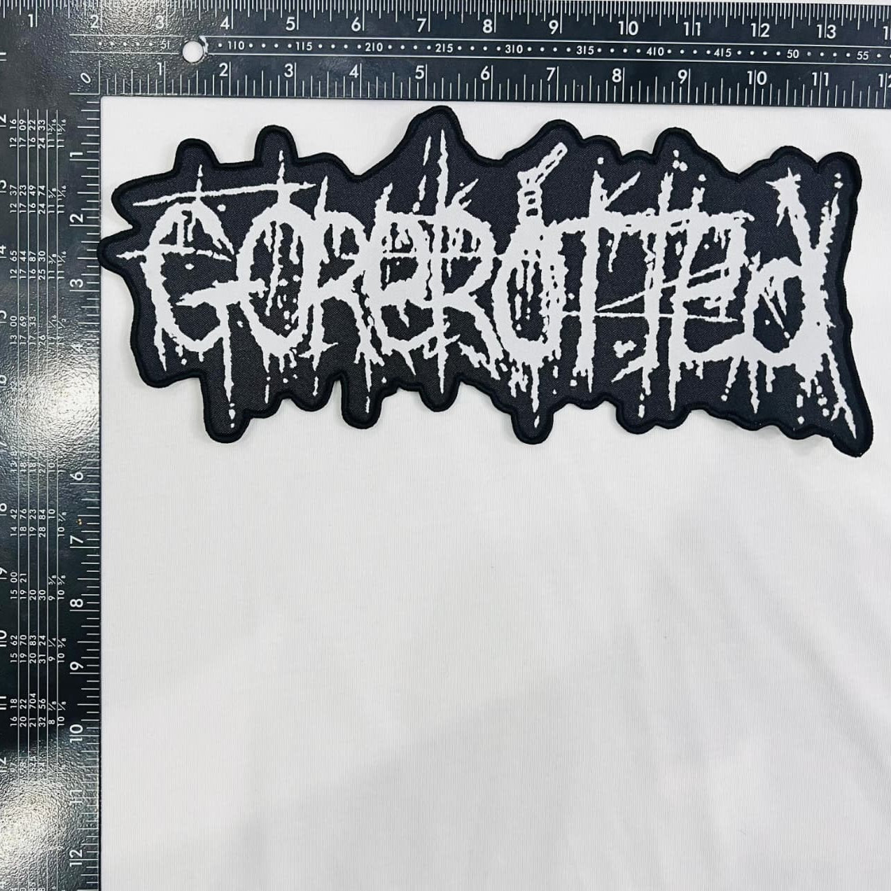 GOREROTTED  - Logo - Oversized Woven Patch