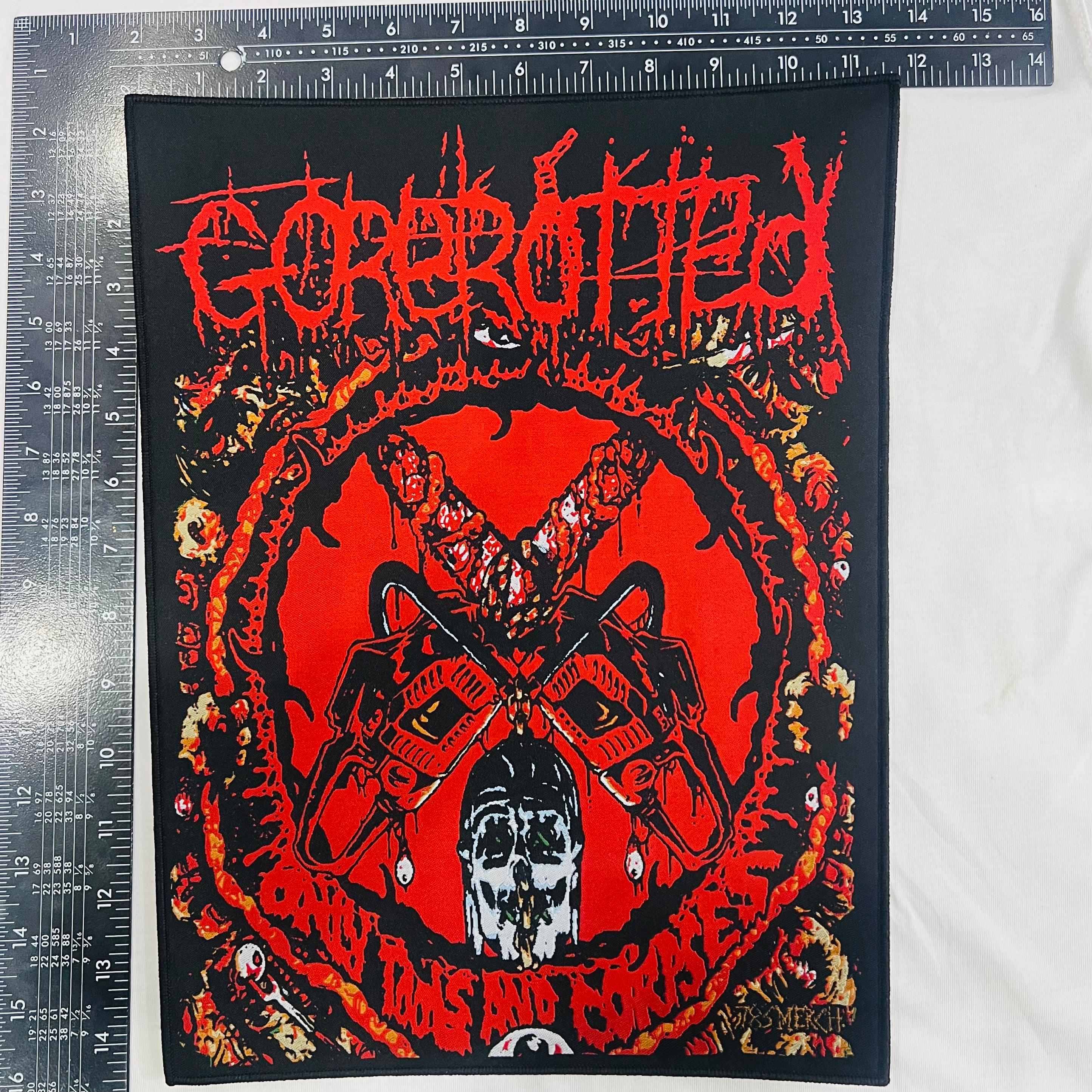 GOREROTTED - Only Tools and Corpses - Woven Backpatch