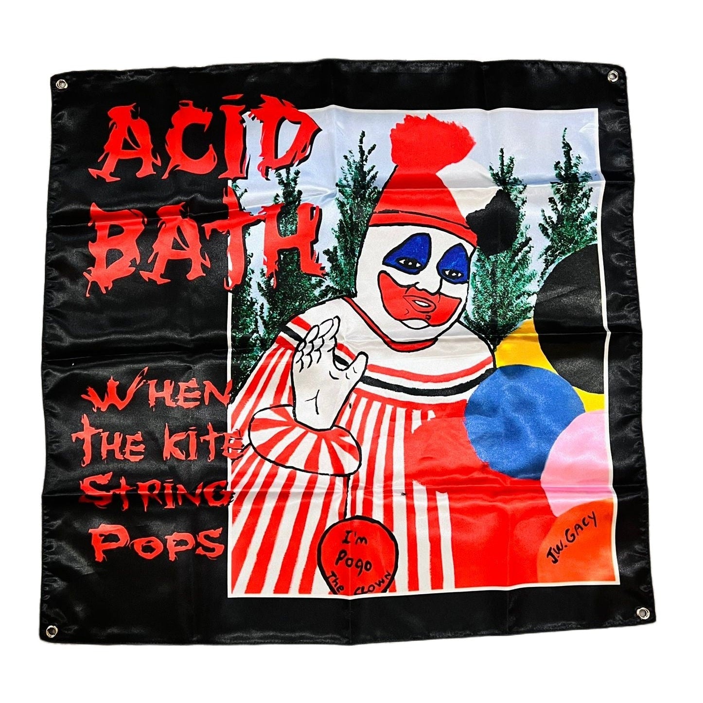 ACID BATH - When the Kite String Pops - Wall Flag / Textile Poster