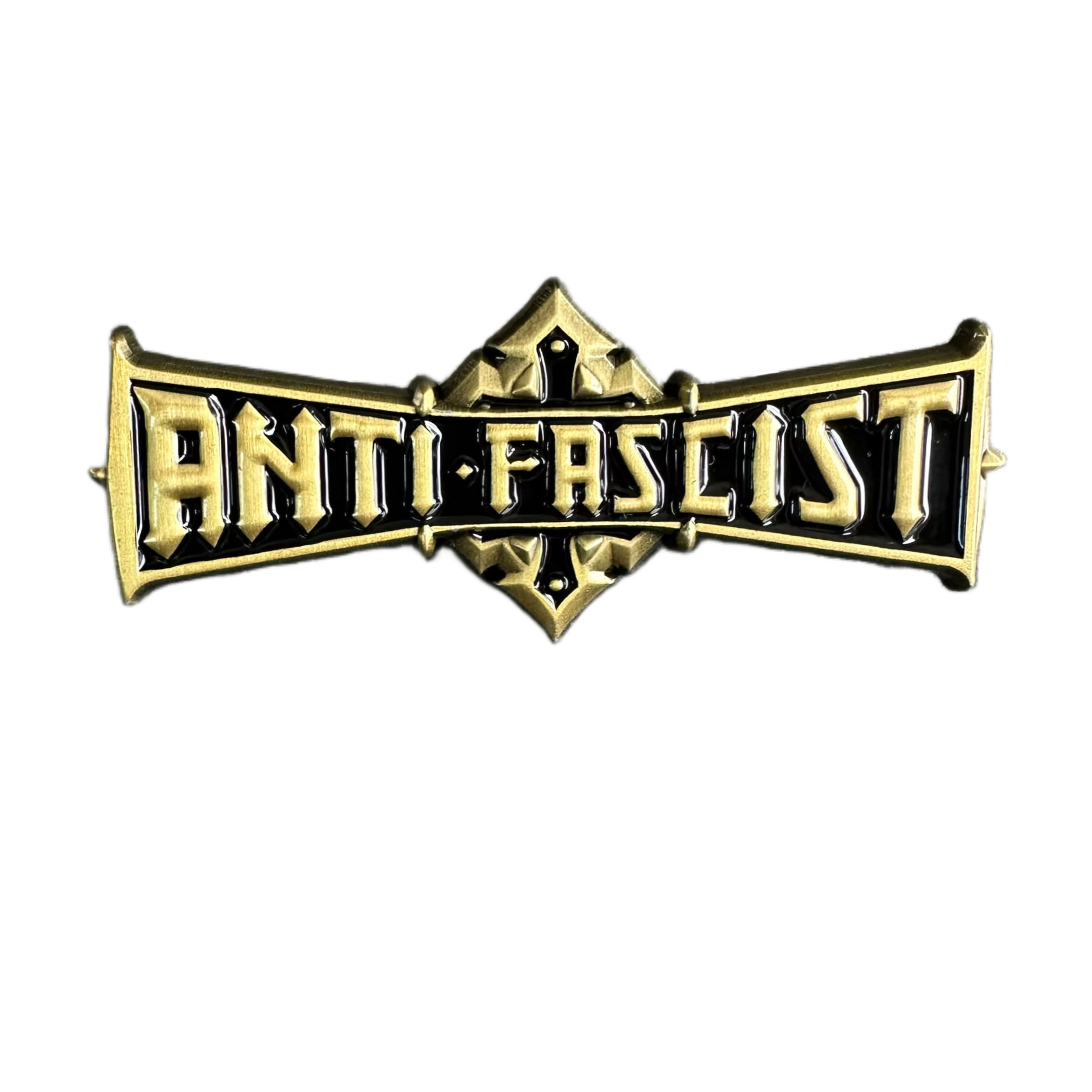 ANTI FASCIST - Bolt Thrower Logo Tribute - 3D Enamel Pin