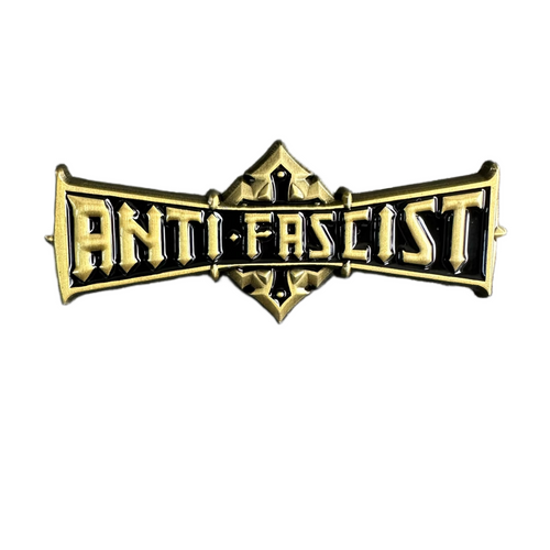 ANTI FASCIST - Bolt Thrower Logo Tribute - 3D Enamel Pin
