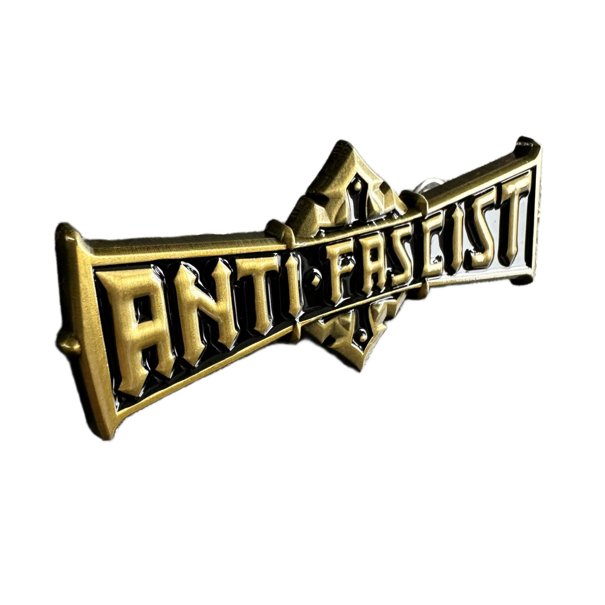 ANTI FASCIST - Bolt Thrower Logo Tribute - 3D Enamel Pin