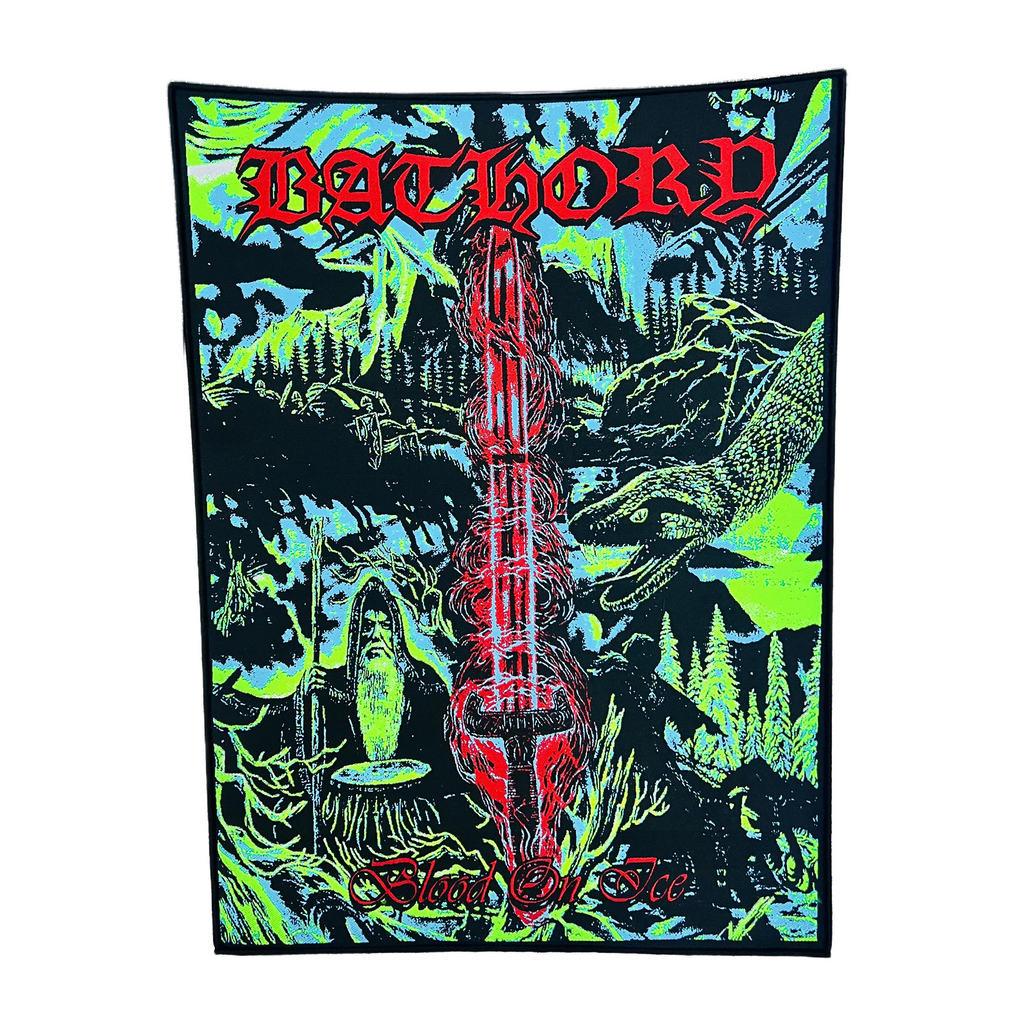 BATHORY - Blood On Ice  - Woven Backpatch