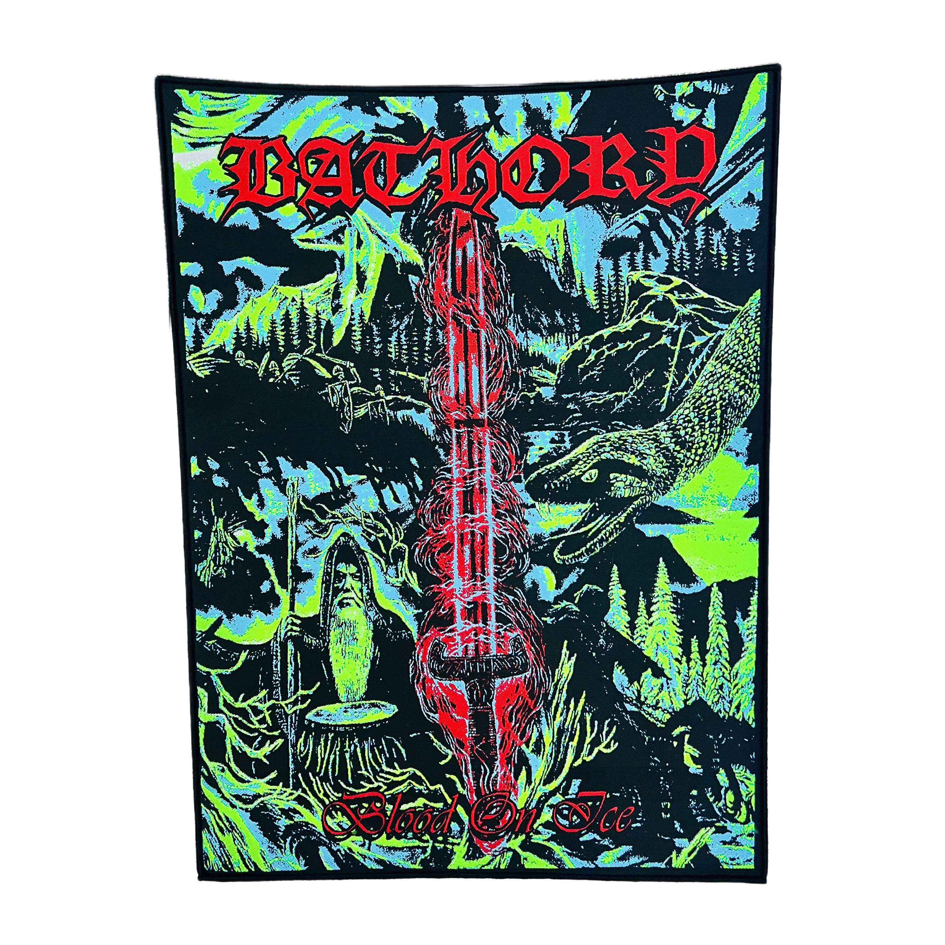 BATHORY - Blood On Ice  - Woven Backpatch