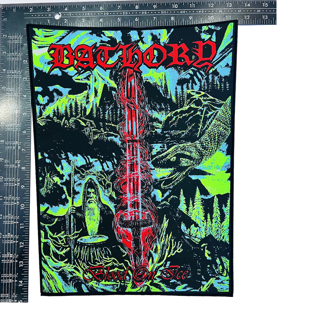 BATHORY - Blood On Ice  - Woven Backpatch