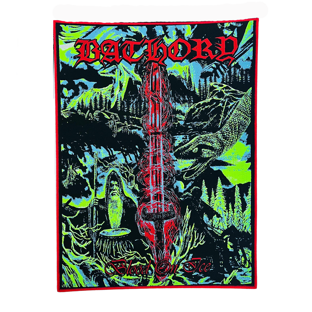 BATHORY - Blood On Ice  - Woven Backpatch