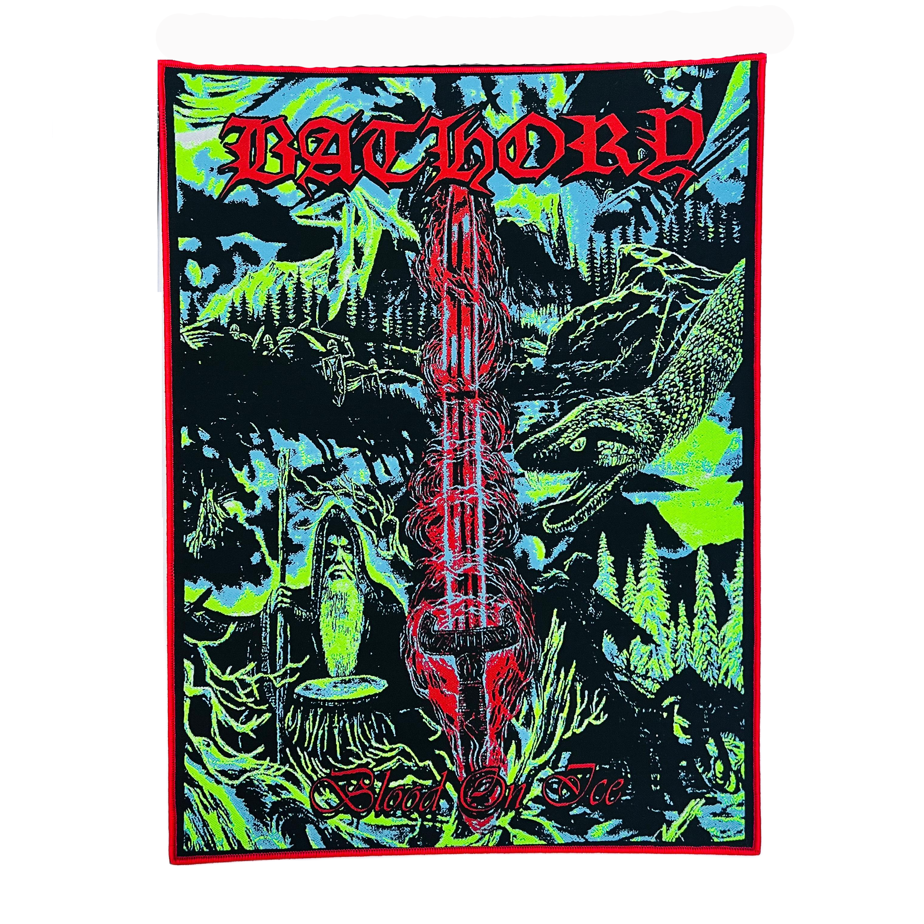 BATHORY - Blood On Ice  - Woven Backpatch
