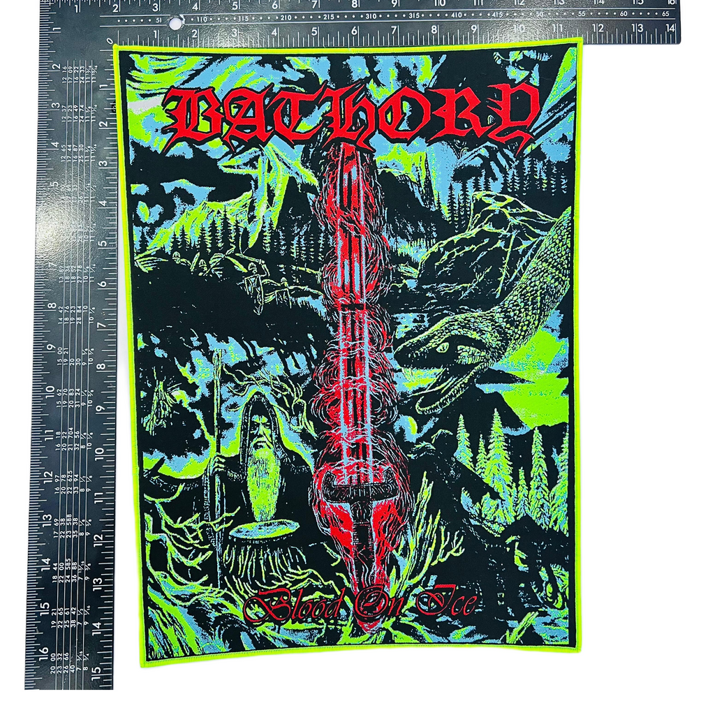 BATHORY - Blood On Ice  - Woven Backpatch