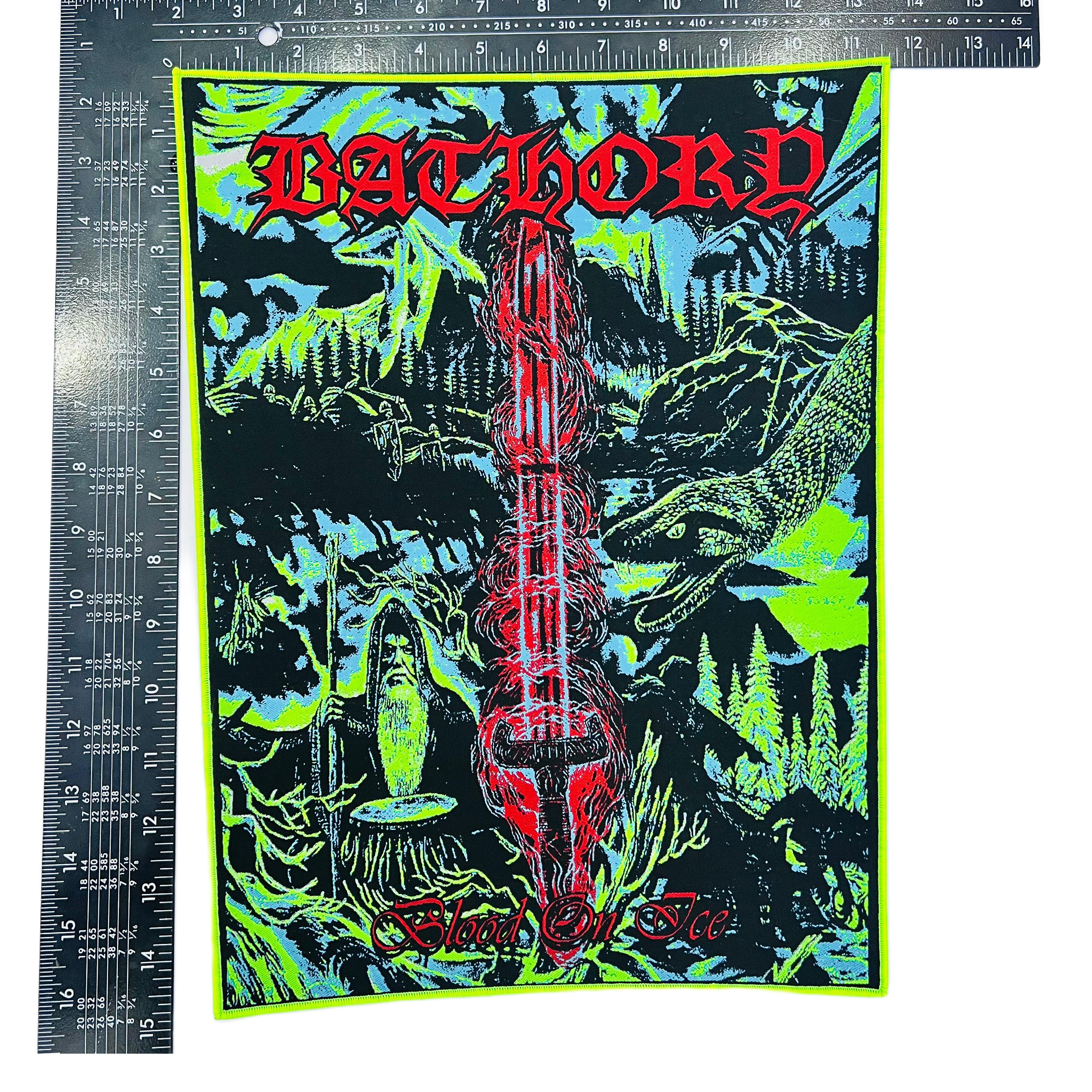 BATHORY - Blood On Ice  - Woven Backpatch