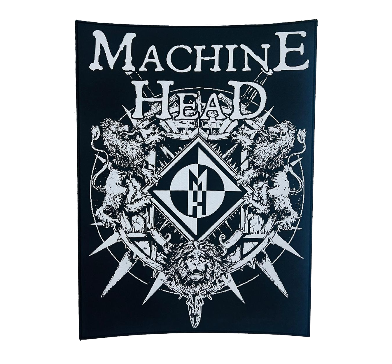 MACHINE HEAD - Bloodstone & Diamonds - Woven Backpatch