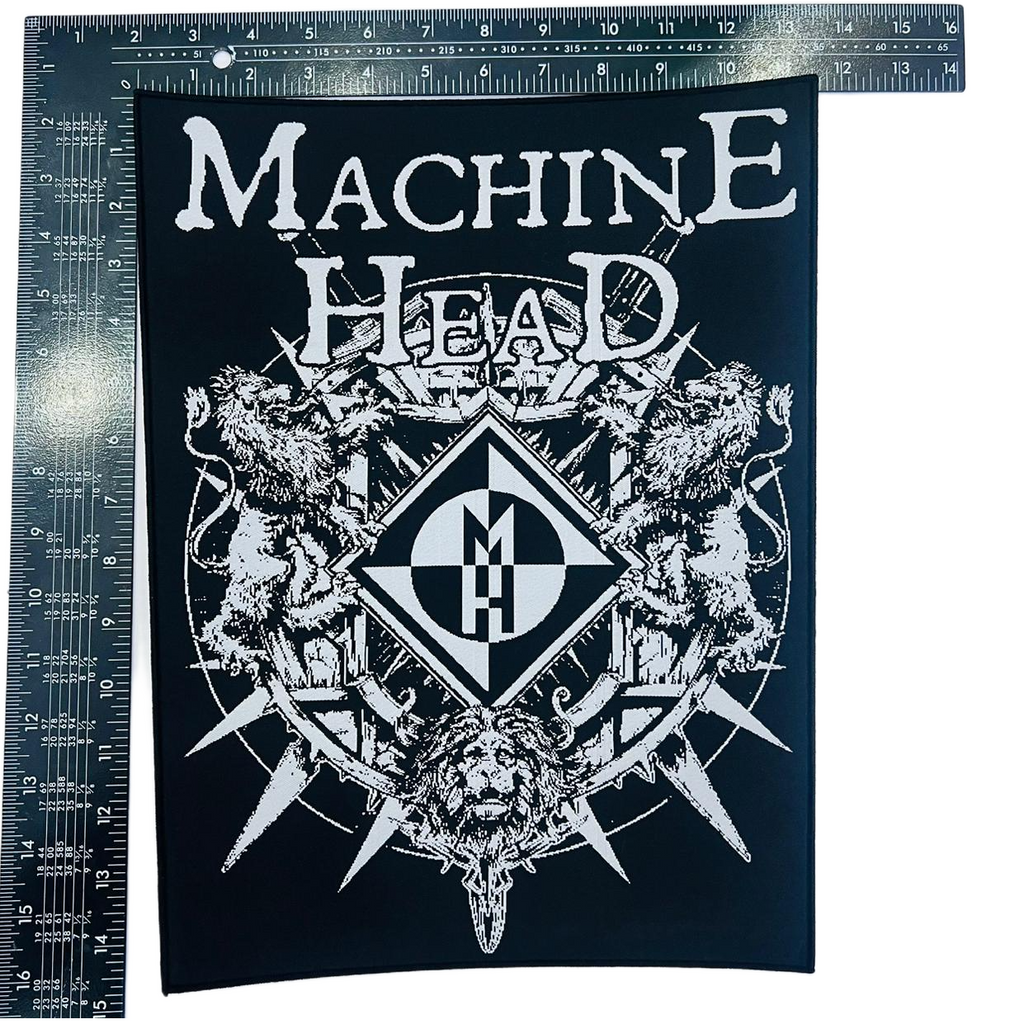 MACHINE HEAD - Bloodstone & Diamonds - Woven Backpatch