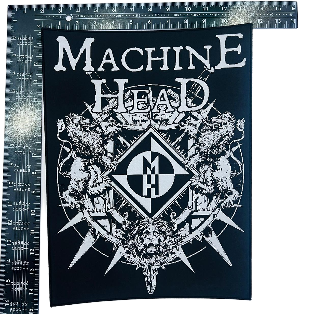 MACHINE HEAD - Bloodstone & Diamonds - Woven Backpatch