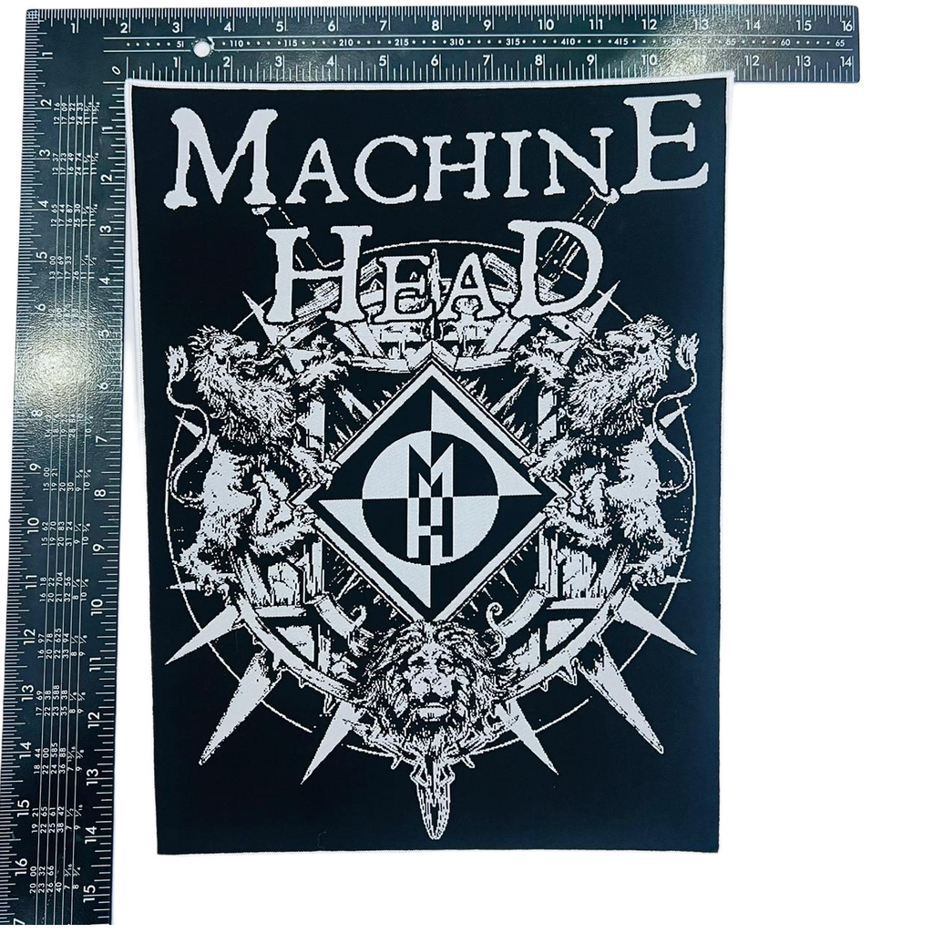 MACHINE HEAD - Bloodstone & Diamonds - Woven Backpatch