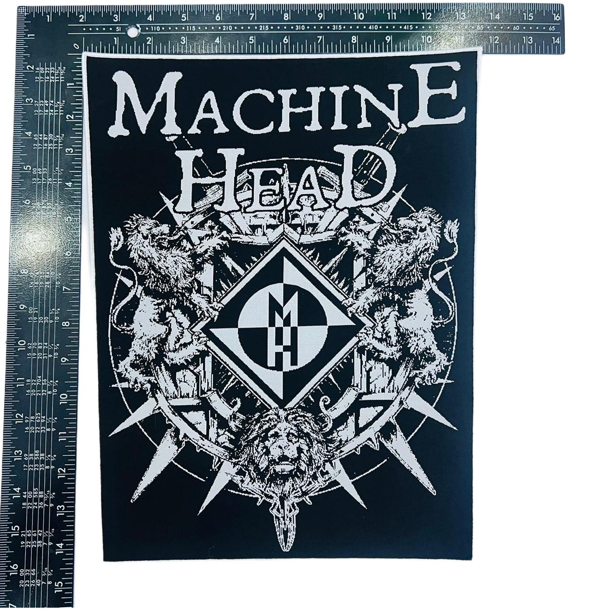 MACHINE HEAD - Bloodstone & Diamonds - Woven Backpatch