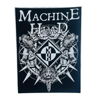 MACHINE HEAD - Bloodstone & Diamonds - Woven Backpatch