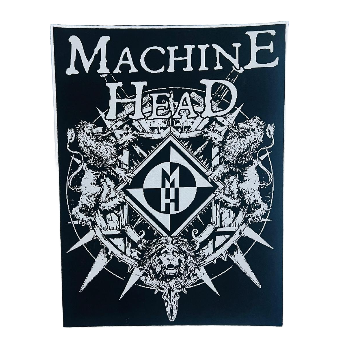 MACHINE HEAD - Bloodstone & Diamonds - Woven Backpatch