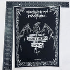 EXTINCTION OF MANKIND - Northern Scum - Woven Backpatch