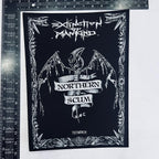 EXTINCTION OF MANKIND - Northern Scum - Woven Backpatch