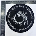 EXTINCTION OF MANKIND - Proud to be Northern - Proud to be Scum - Woven Backpatch