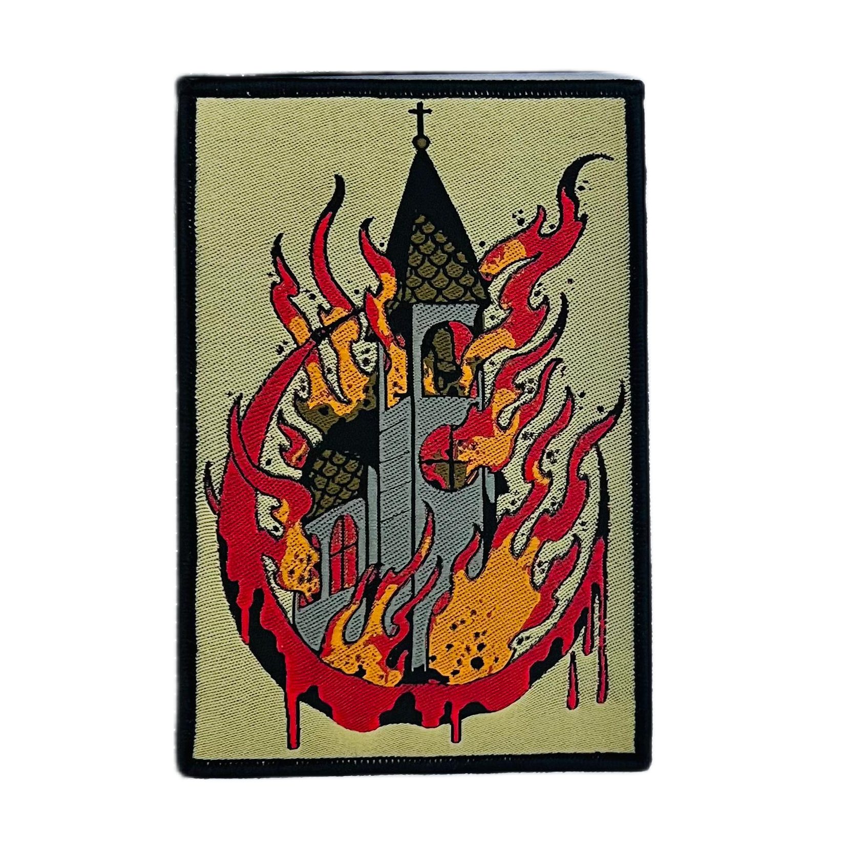 BURN YOUR LOCAL CHURCH - Woven Patch