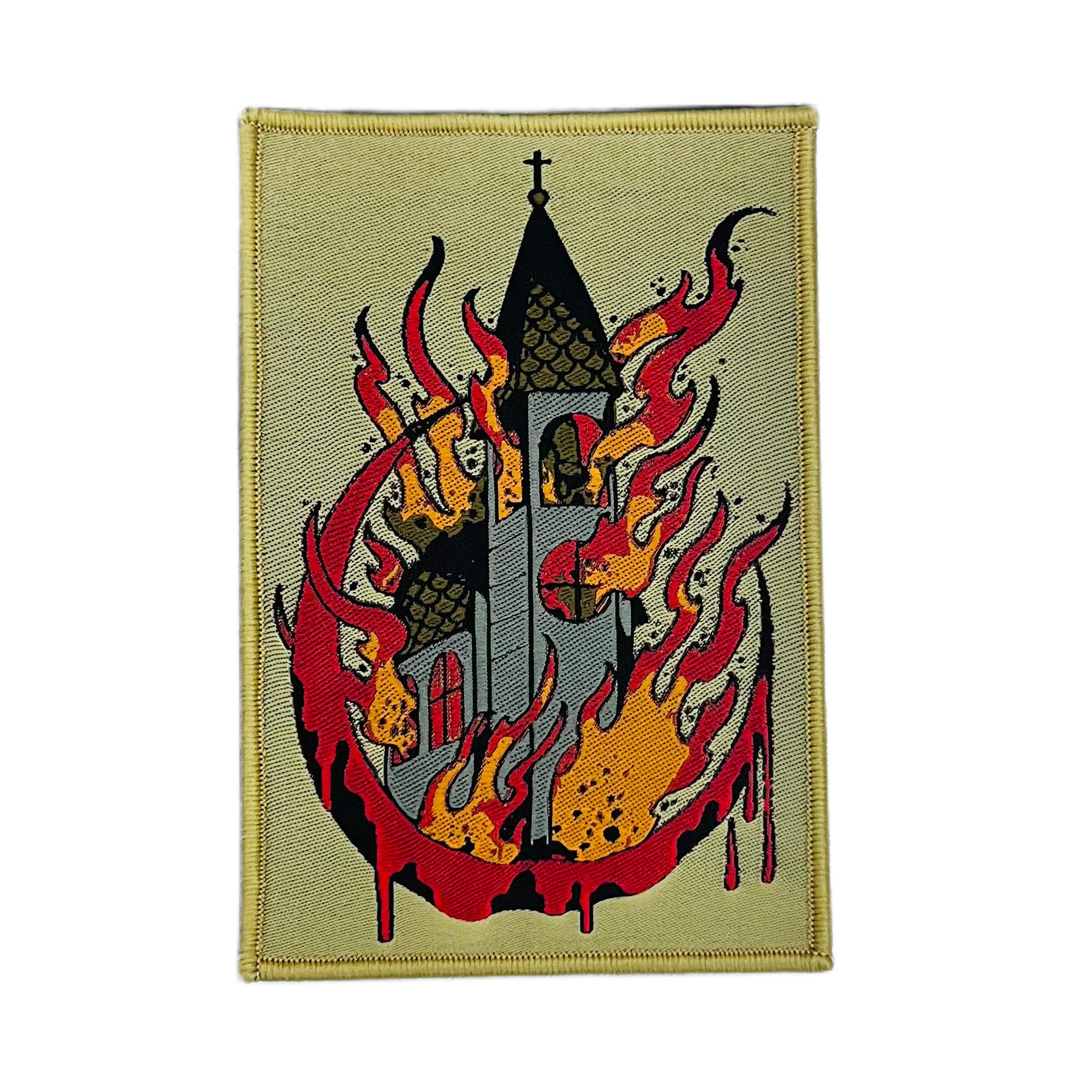 BURN YOUR LOCAL CHURCH - Woven Patch